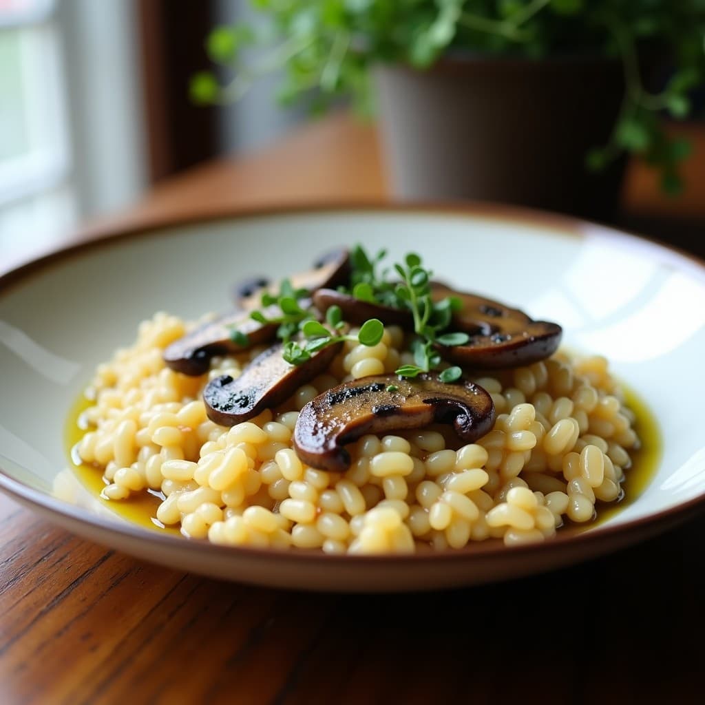 Risotto de Setas y Trufa Fácil