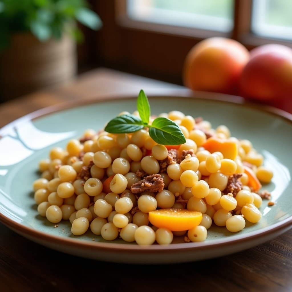 Ensalada Tibia de Lentejas, Manzana y Nueces