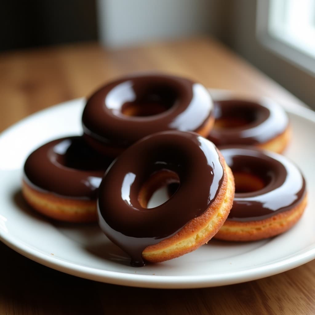 Donettes de Chocolate al Horno Saludables
