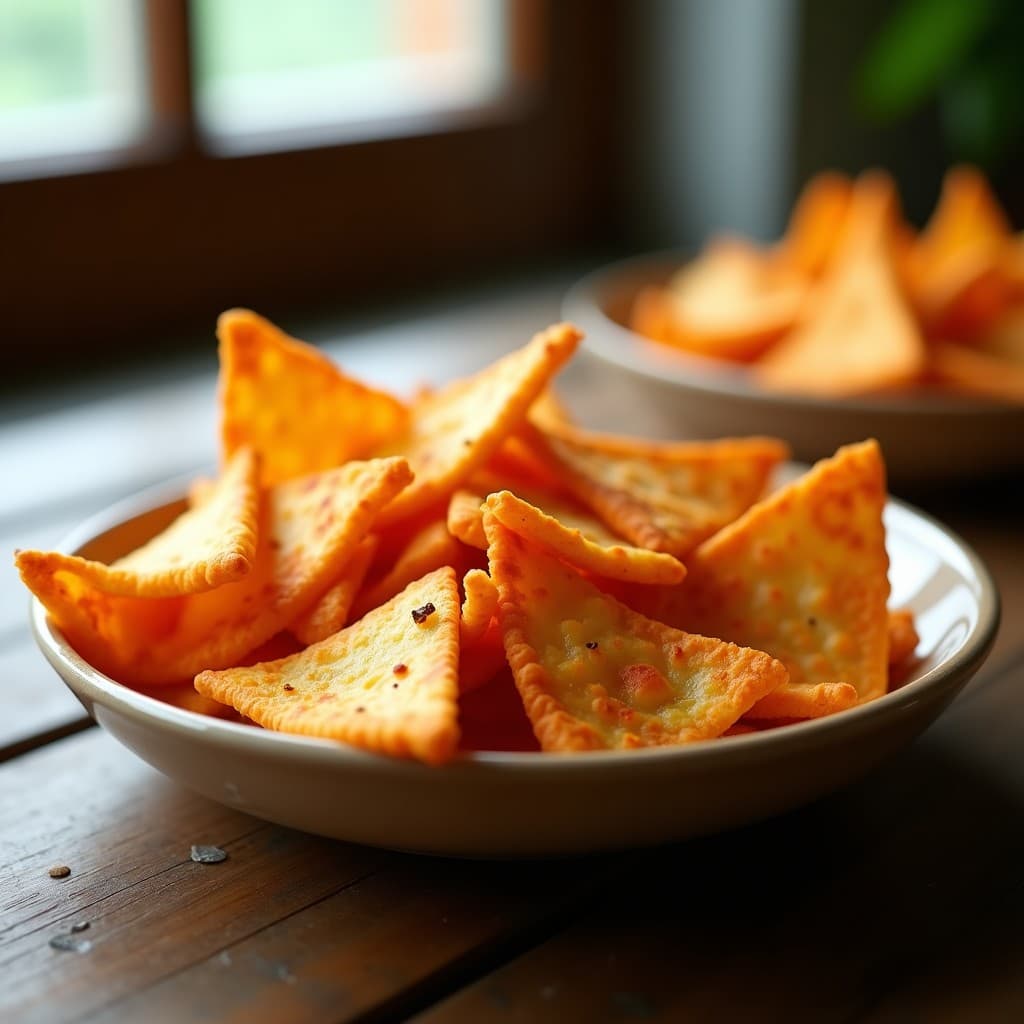 Doritos de Garbanzos Crujientes al Horno