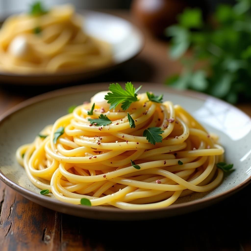 Espaguetis Ajo y Aceite (Aglio e Olio Original)