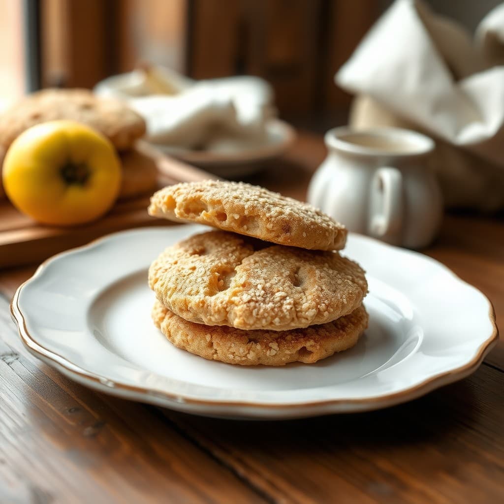 Galletas de Avena y Manzana (3 Ingredientes)