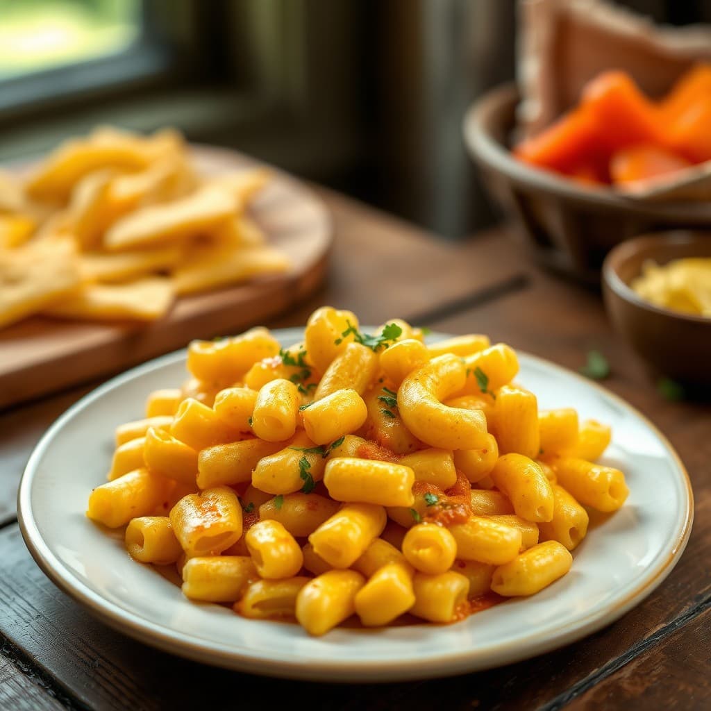 Macarrones con Queso Veganos