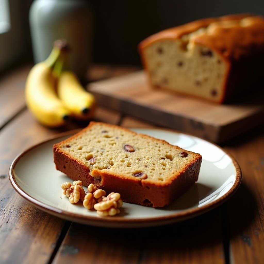 Pan de Plátano en Air Fryer (Sin Azúcar)