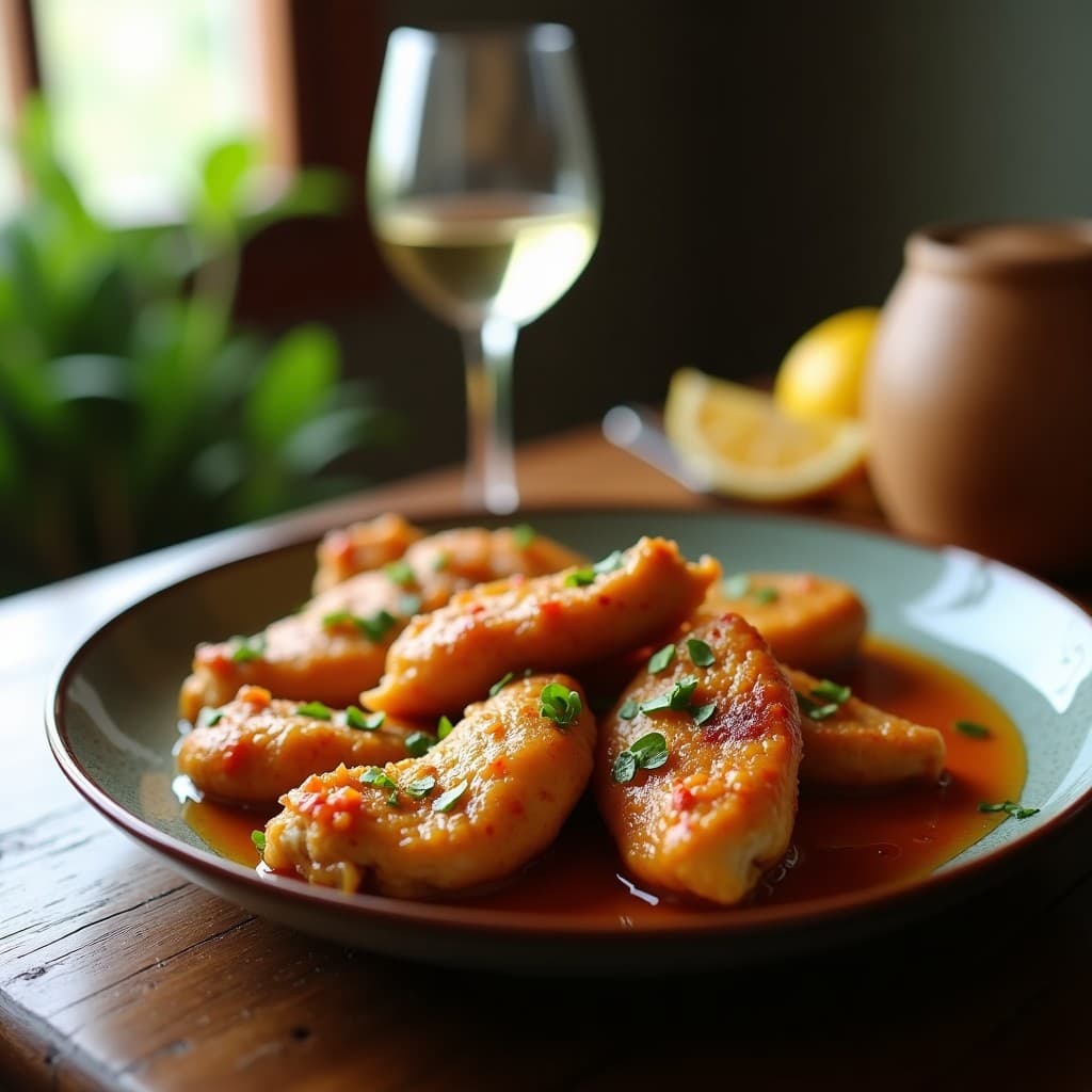 Pollo al Ajillo