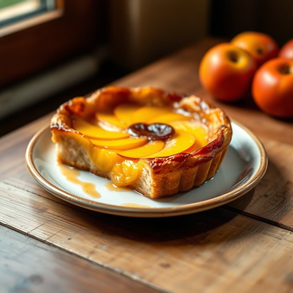 Tarta Tatin Rápida en Sartén
