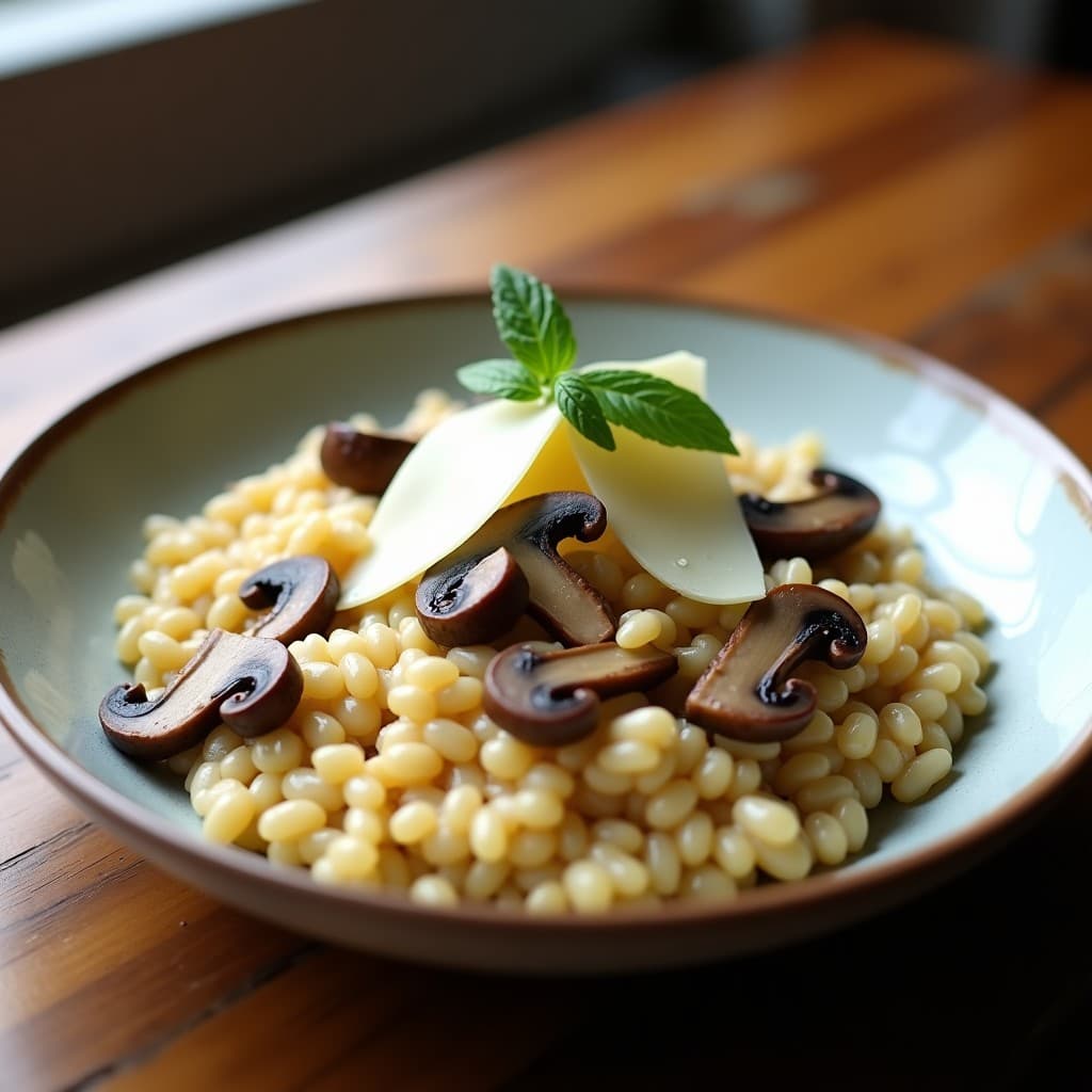Risotto de Setas y Parmesano