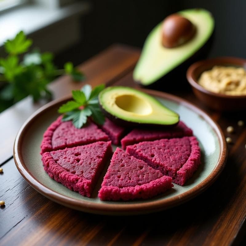 Arepa de Remolacha y Quinoa: Receta Vegana Sin Gluten y Rica en Fibra
