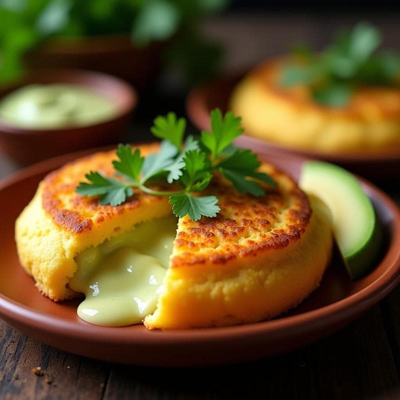 Arepa de Yuca y Queso de Anacardo: Receta Venezolana Vegana en Airfryer sin Harina