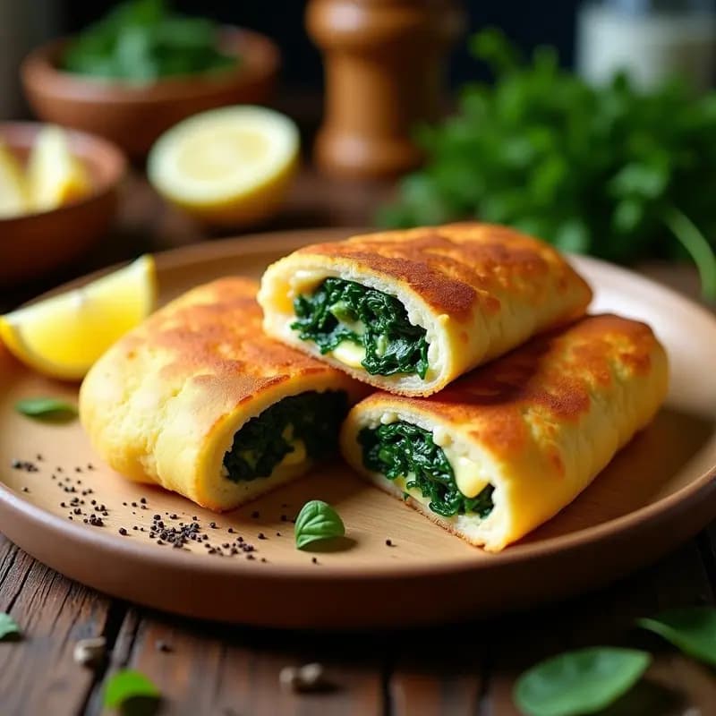 Arepas Rellenas de Queso Halloumi y Espinacas: Receta Venezolana en Airfryer y Sin Gluten