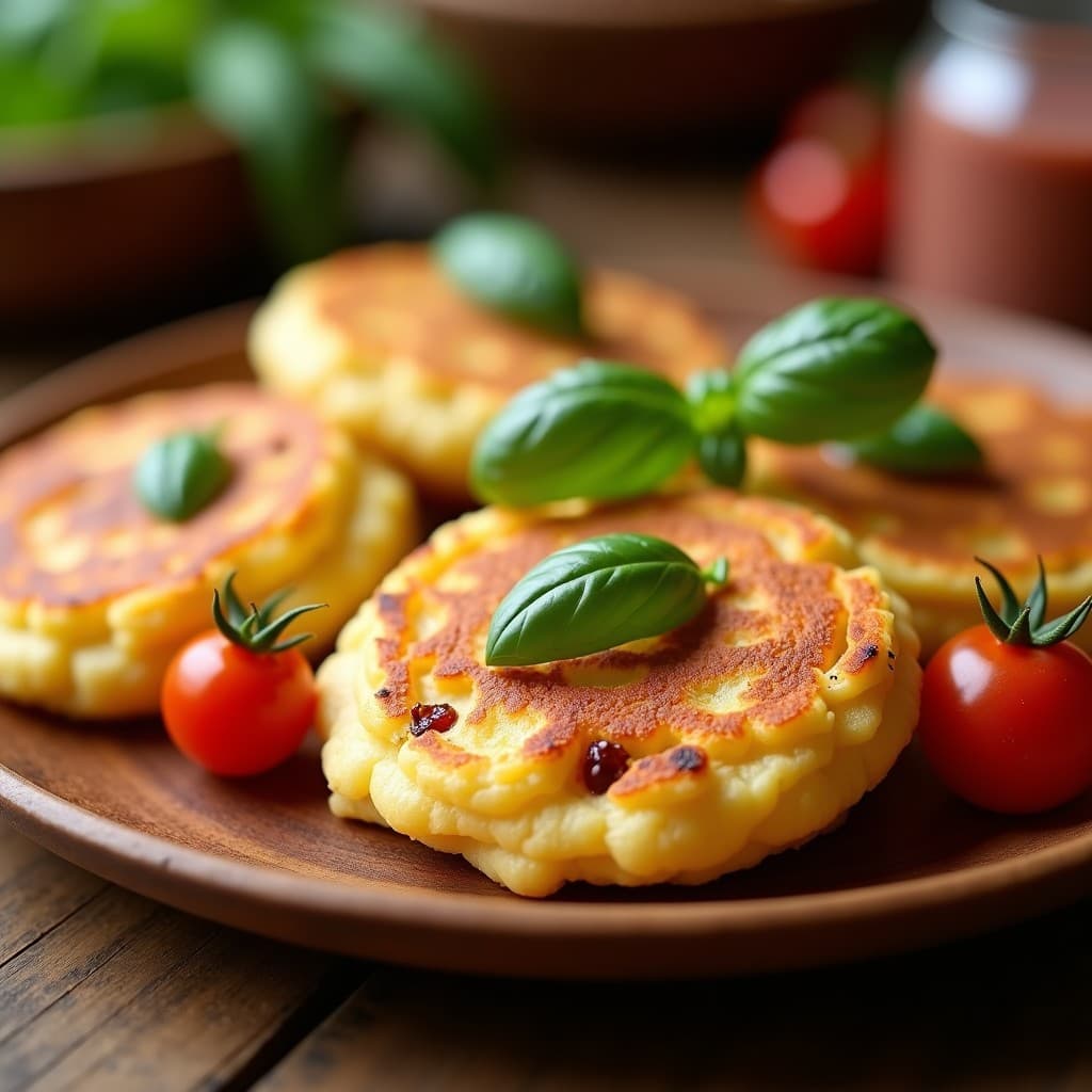 Arepas de Yuca y Queso de Cabra con Tomates Secos: Receta Venezolana Keto en Airfryer