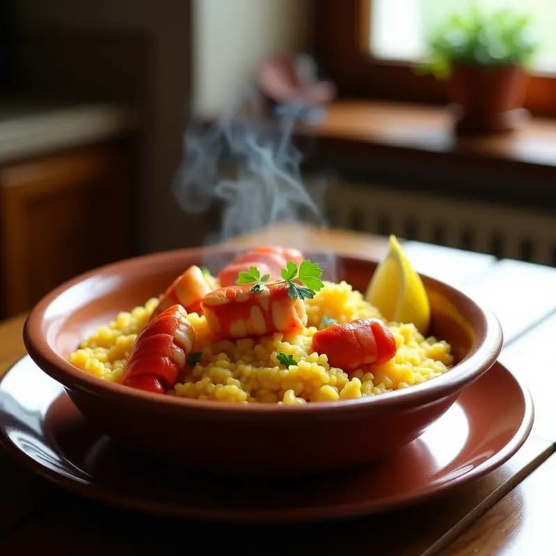 Arroz caldoso con bogavante: Receta gallega de lujo en olla exprés