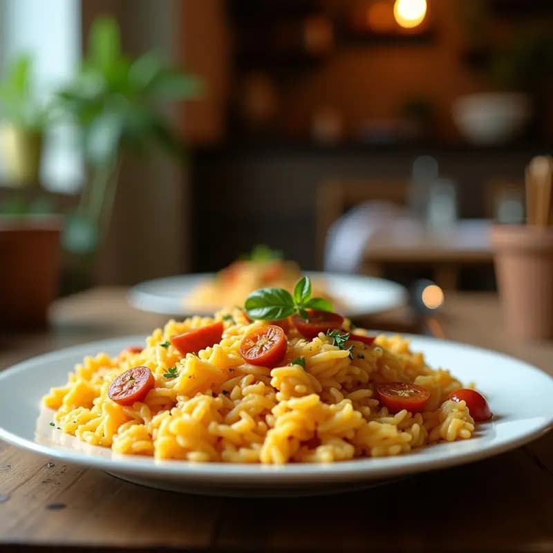 Arroz con Cosas: Receta Valenciana de Despensa en 25 Minutos