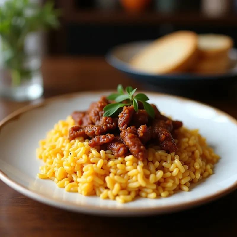 Arroz a la Cubana con Plátano Maduro: Receta Clara y Sencilla para Niños