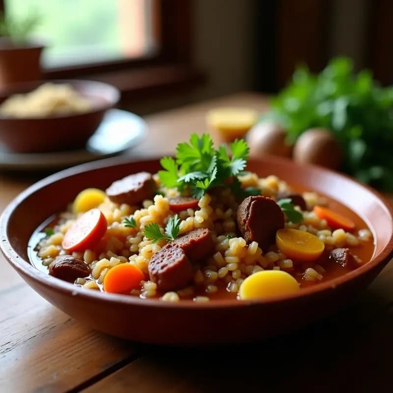Arroz con Gandules y Cocido: Receta Puertorriqueña en Olla de Cocción Lenta
