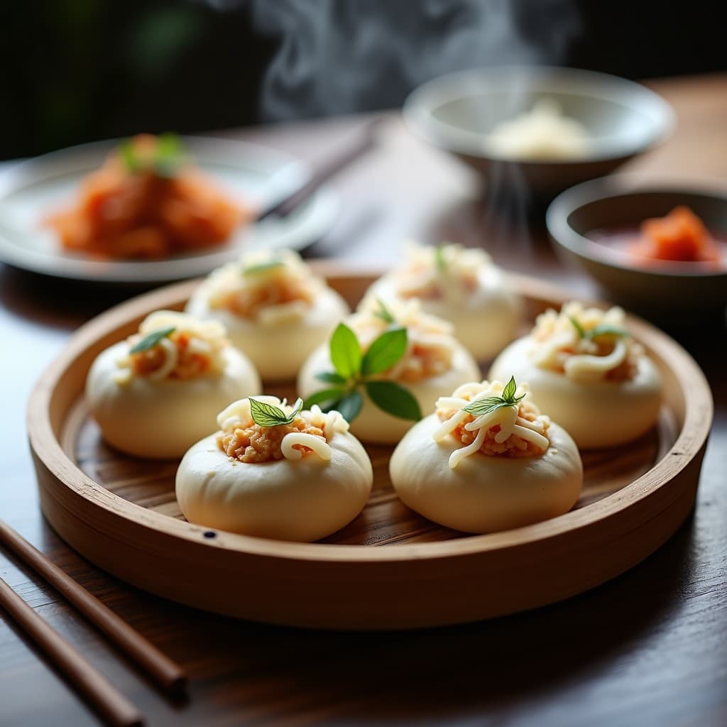 Bao Veganos de Jackfruit y Kimchi: Receta China en Olla Express con Fermentados