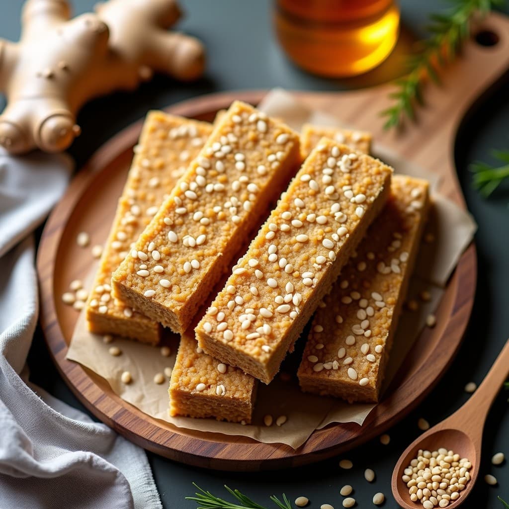 Barritas de Proteína de Semillas de Cálamo y Miel: Snack Energético y Antiinflamatorio