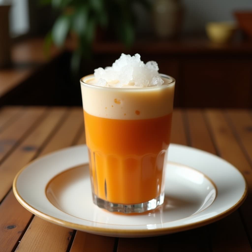 Batido de Tamarindo y Leche de Coco con Hielo Pilé: Bebida Veraniega Sin Lactosa