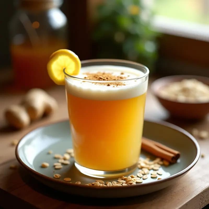 Bebida de Avena y Cardamomo: Tónico Ayurvédico Sin Lácteos para Digestión