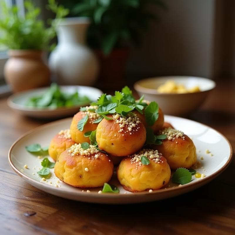 Bolitas de Quinoa y Queso Feta con Hierbas frescas: Aperitivo Mediterráneo Sin Cocinar