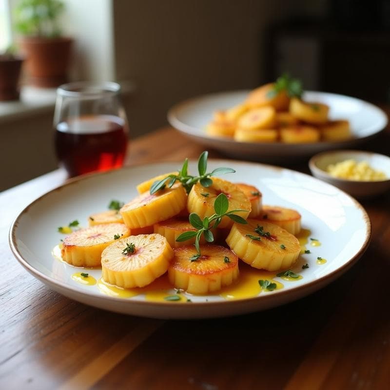 Brochetas de Piña Caramelizada y Queso Feta: Receta Griega en Airfryer con Miel de Salvia