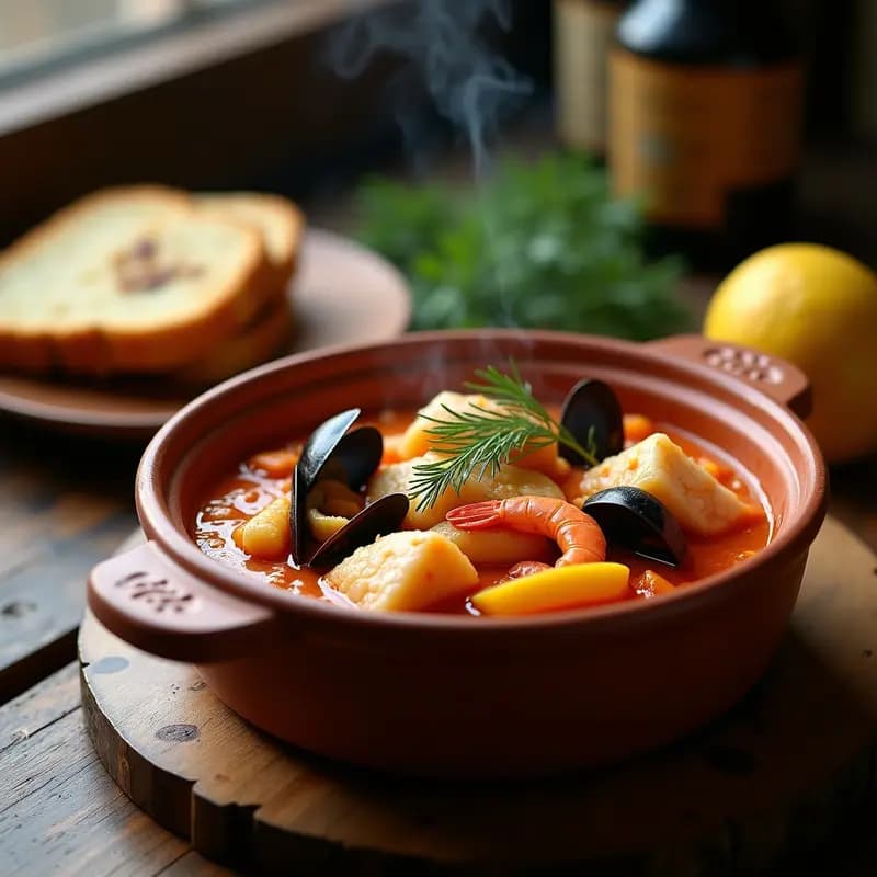 Brodet de Pescado Rumano con Pimentón: Receta de Mar en Olla Lenta