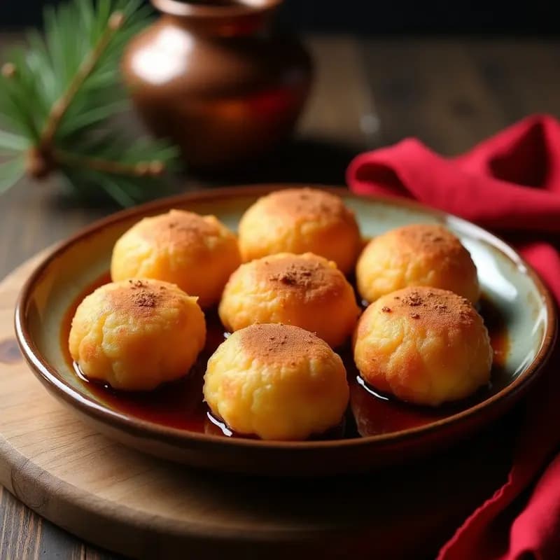 Buñuelos de Yuca y Queso de Castaña: Receta Venezolana Sin Lactosa para Navidad