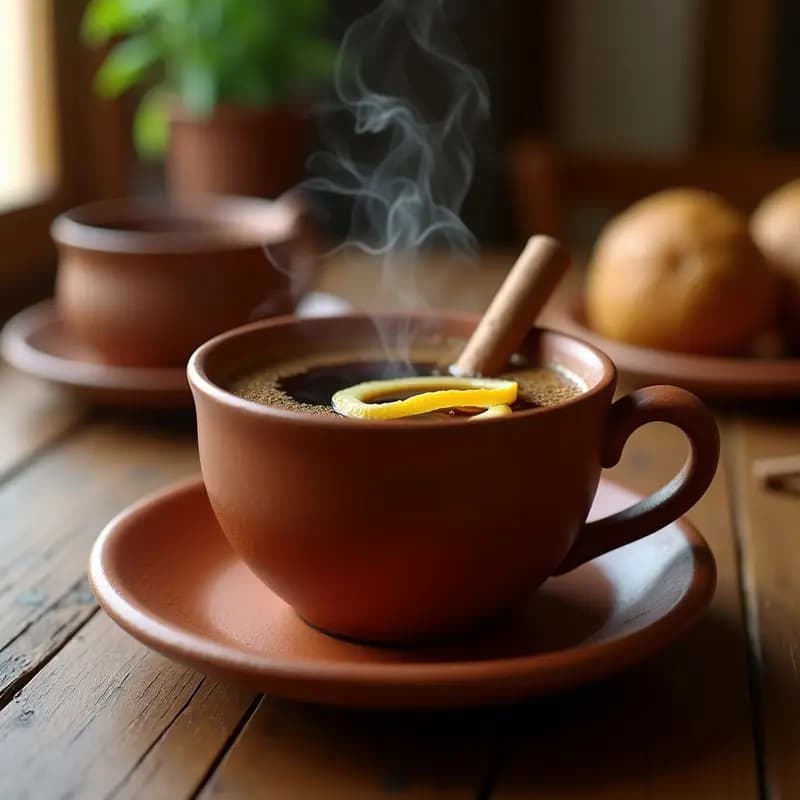Café con Licor de Hierbas y Azúcar Moreno: Bebida Tradicional de Después de Comer