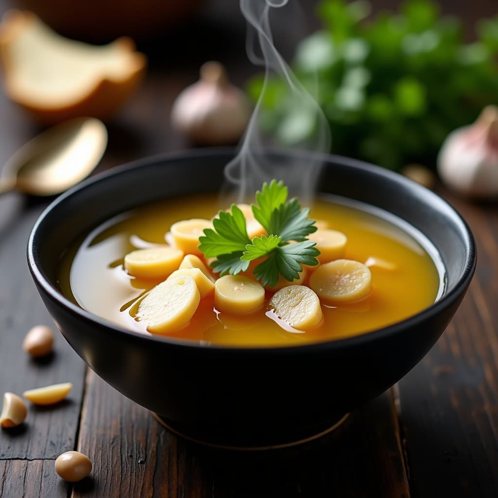 Caldo de Huesos de Cordero con Raíz de Loto y Jengibre: Receta en Thermomix para Inmunidad