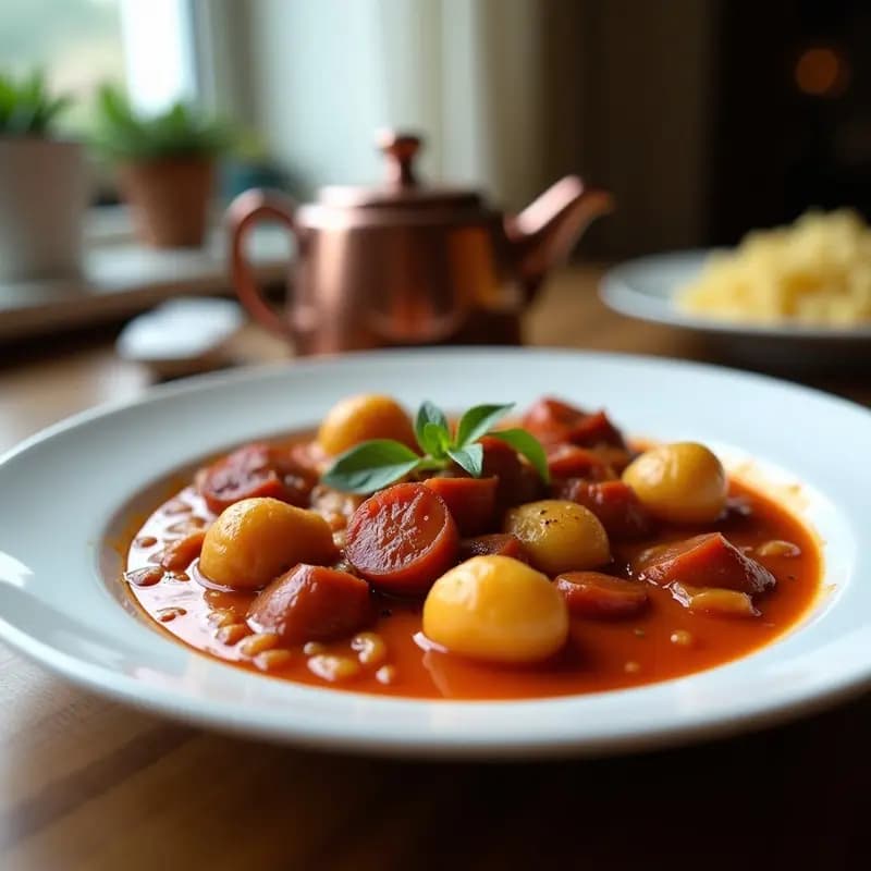 Callos a la Madrileña con Chorizo y Morcilla: Receta de Cuchara para Día Frío