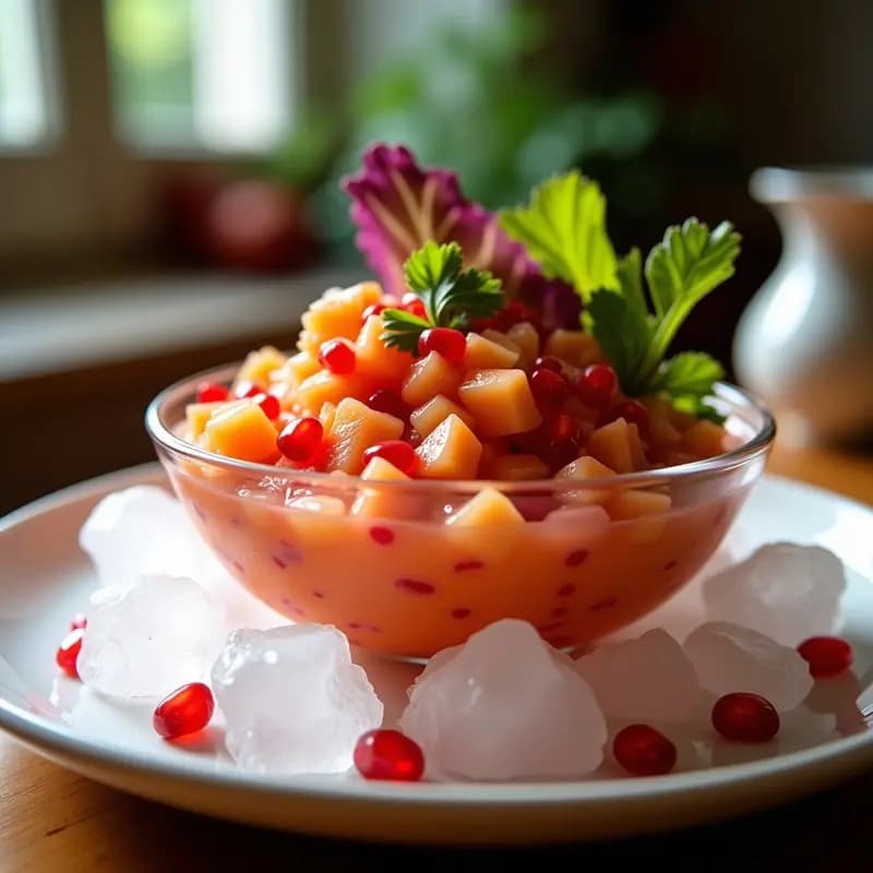 Ceviche Peruano de Coral de Mariscos: Receta Fresca y Citríca sin Cocción