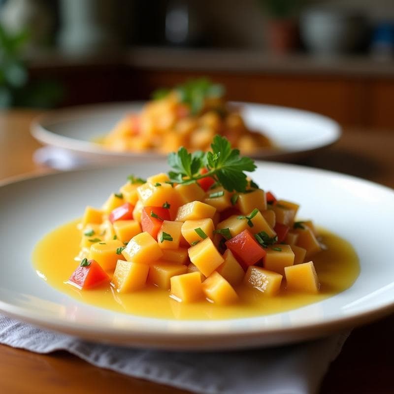 Ceviche de Remolacha y Naranja con Leche de Tigre de Jengibre: Receta Vegana y Refrescante
