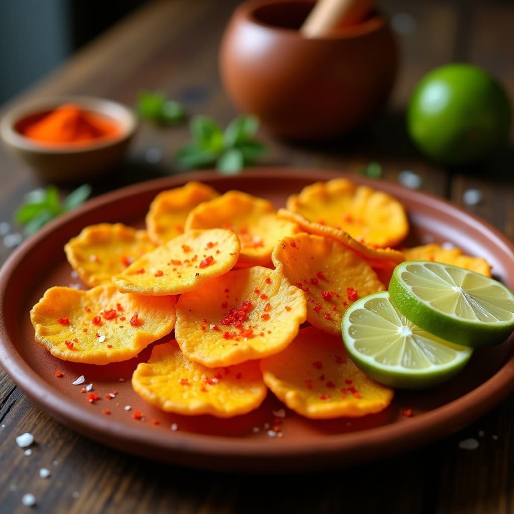 Chips de Piel de Mango con Chile en Polvo y Limón: Snack Mexicano Sin Desperdicio en Airfryer