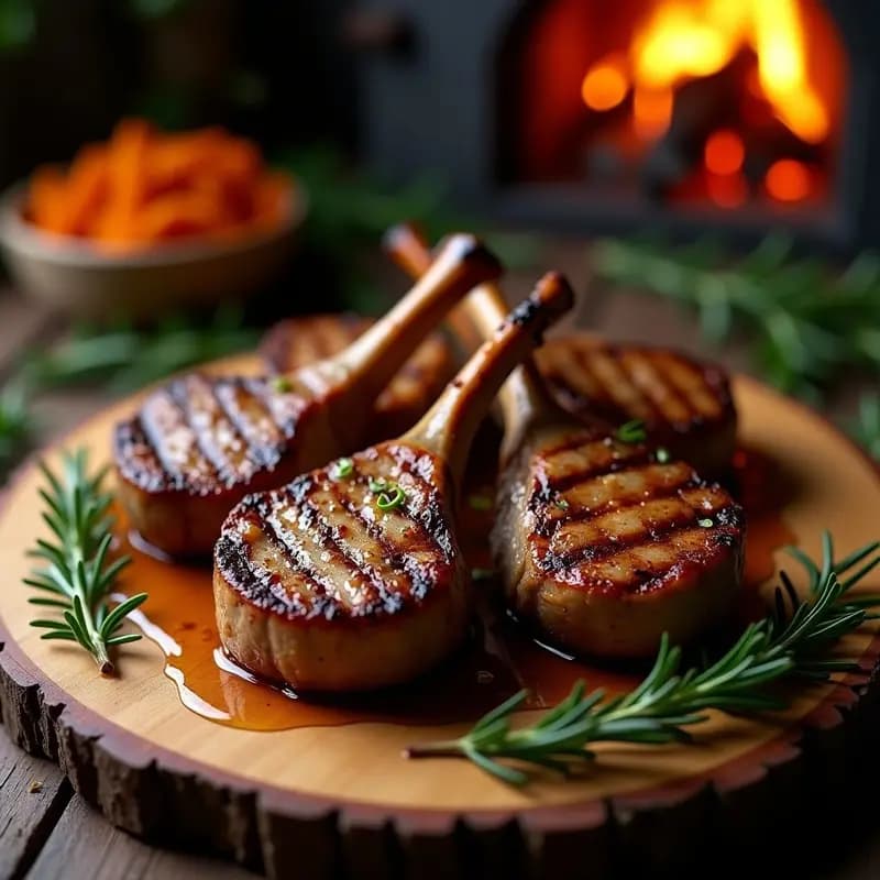 Chuletillas de Cordero al Sarmiento: Receta Navarra con Toque Ahumado