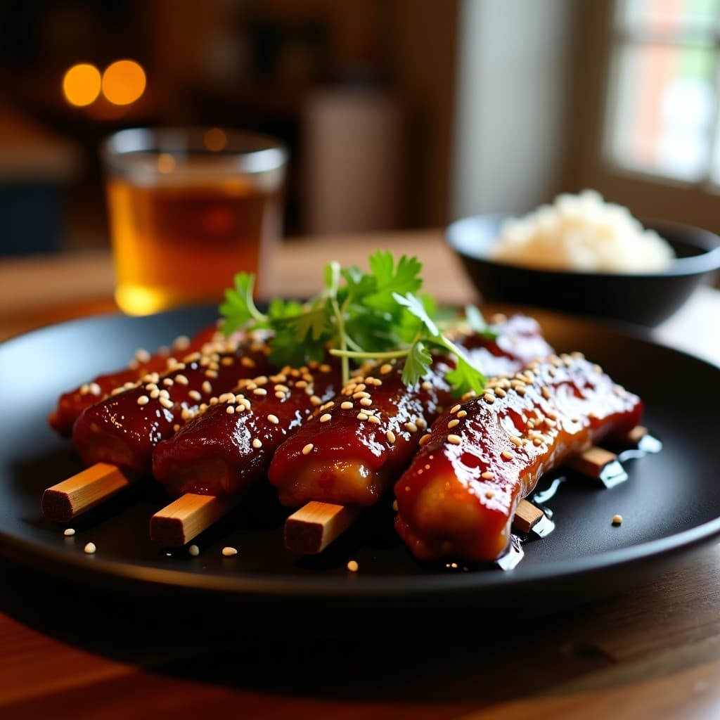 Costillas de Cerdo al Miso y Miel: Receta Japonesa en Olla Lenta