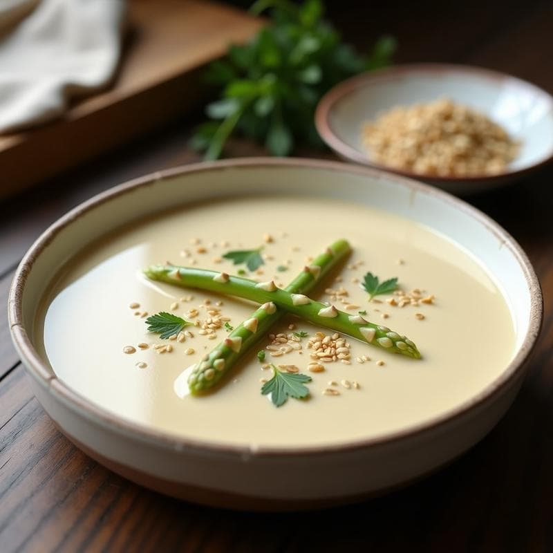 Crema de Espárragos Blancos y Avenas: Receta en Thermomix Sin Lactosa y Reconfortante