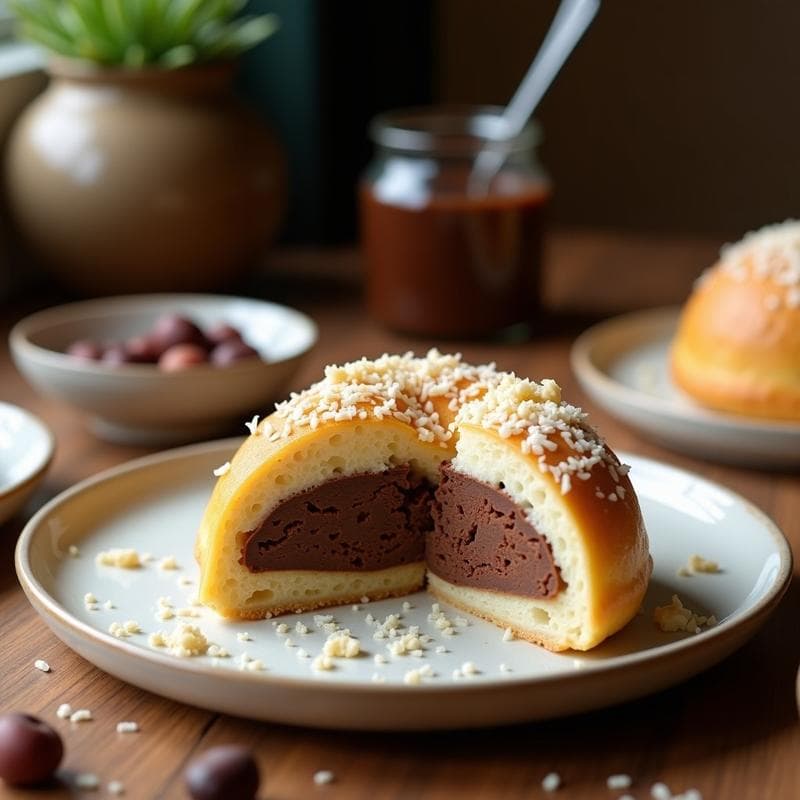 Crema Pastelera de Coco y Chocolate: Receta Sin Huevos y Alta en Proteína para Rellenos