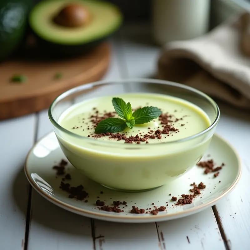 Crema Pastelera Sin Lactosa con Aguacate: Receta Fácil, Cremosa y Saludable
