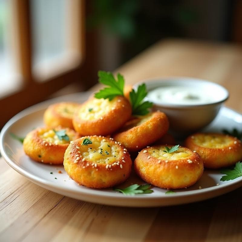 Croquetas de Flor de Calabacín y Queso de Almendras: Receta Sin Gluten en Airfryer con Toque Crujiente