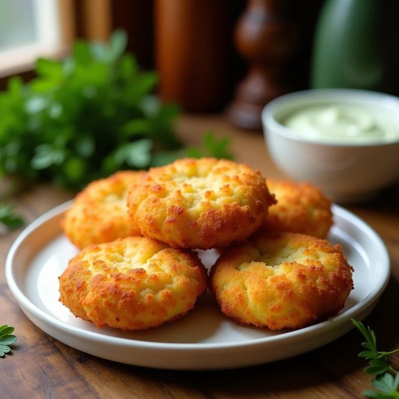 Croquetas de Flor de Calabacín y Queso de Cashew: Receta en Airfryer Sin Harina ni Huevos