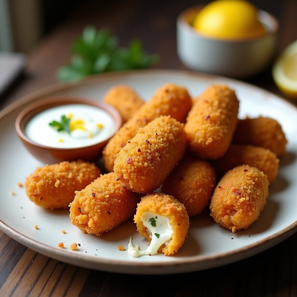 Croquetas de Quinoa Negra y Queso de Almendras: Aperitivo Proteico en Airfryer