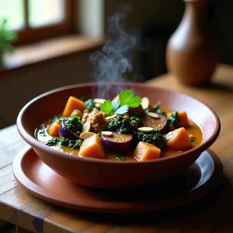 Curry de Cordero mito con Espinacas y Berenjena: Receta Cachemira Tradicional en Olla Lenta