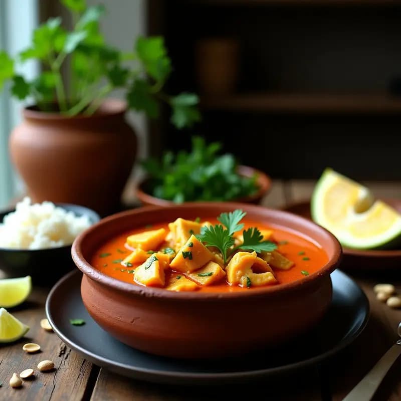 Curry de Jackfruit y Durian: Receta Tailandesa Vegana con Toque Exótico