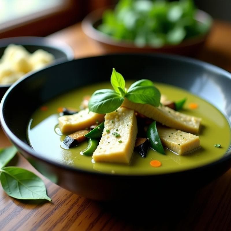 Curry Verde Tailandés con Pescado: Receta Low Carb en 25 Minutos con Auténtico Umami