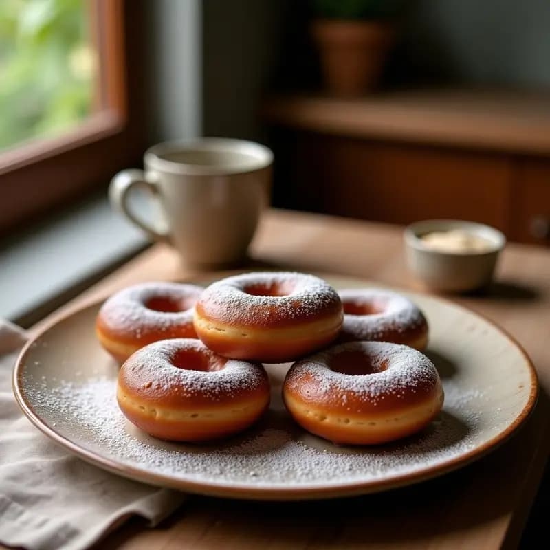 Donas Rellenas de Crema de Chocolate y Bañadas en Glaseado de Vainilla: Postre que Derrite hasta al Más Fuerte