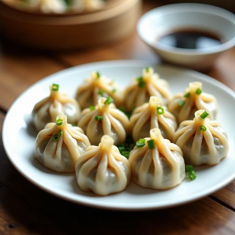 Dumplings de Hongos Shiitake y Jengibre: Receta Asia en Olla Express y Sin Gluten