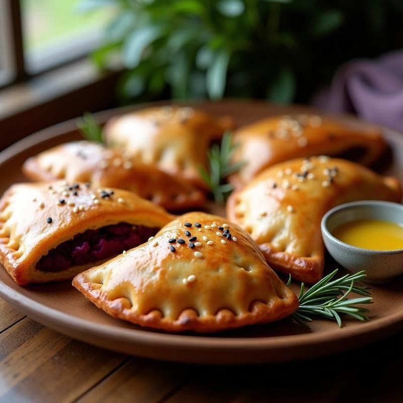 Empanadas de Camote Morado y Queso Feta: Receta en Airfryer con Toque dulce-salado