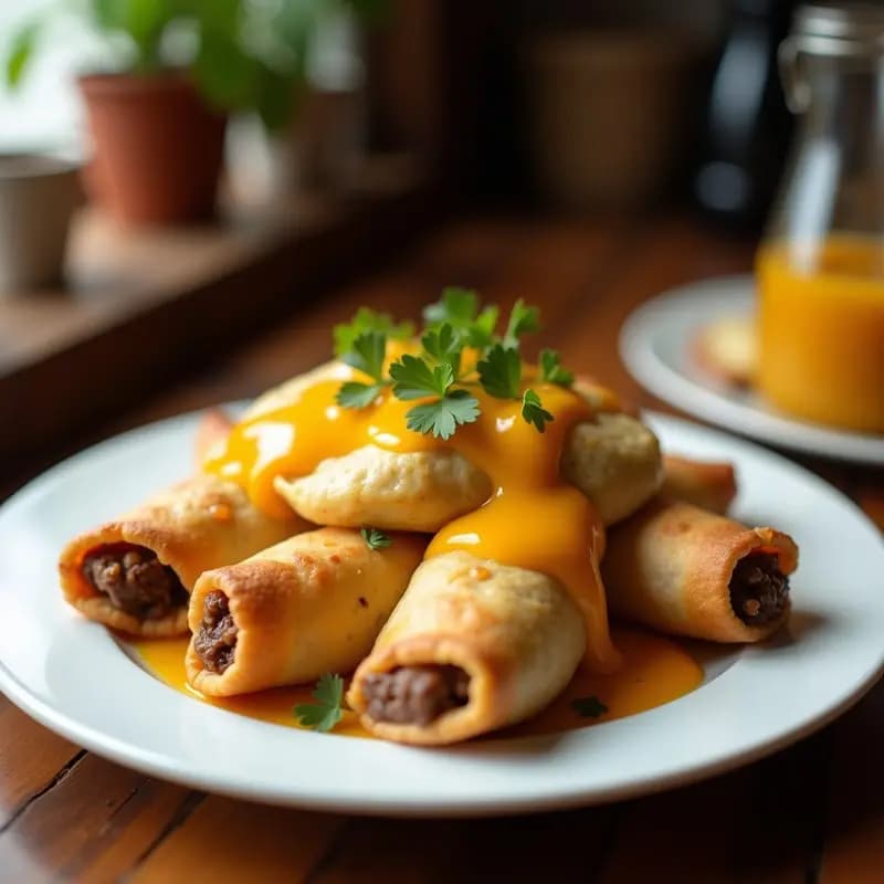 Empanadas de Carne Fritas con Queso Azul y Miel: Dulce, Salado y Delicioso