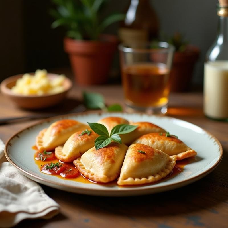 Empanadas de Harina de Almendra y Espinacas con Queso de Anacardos: Receta Sin Gluten en Airfryer