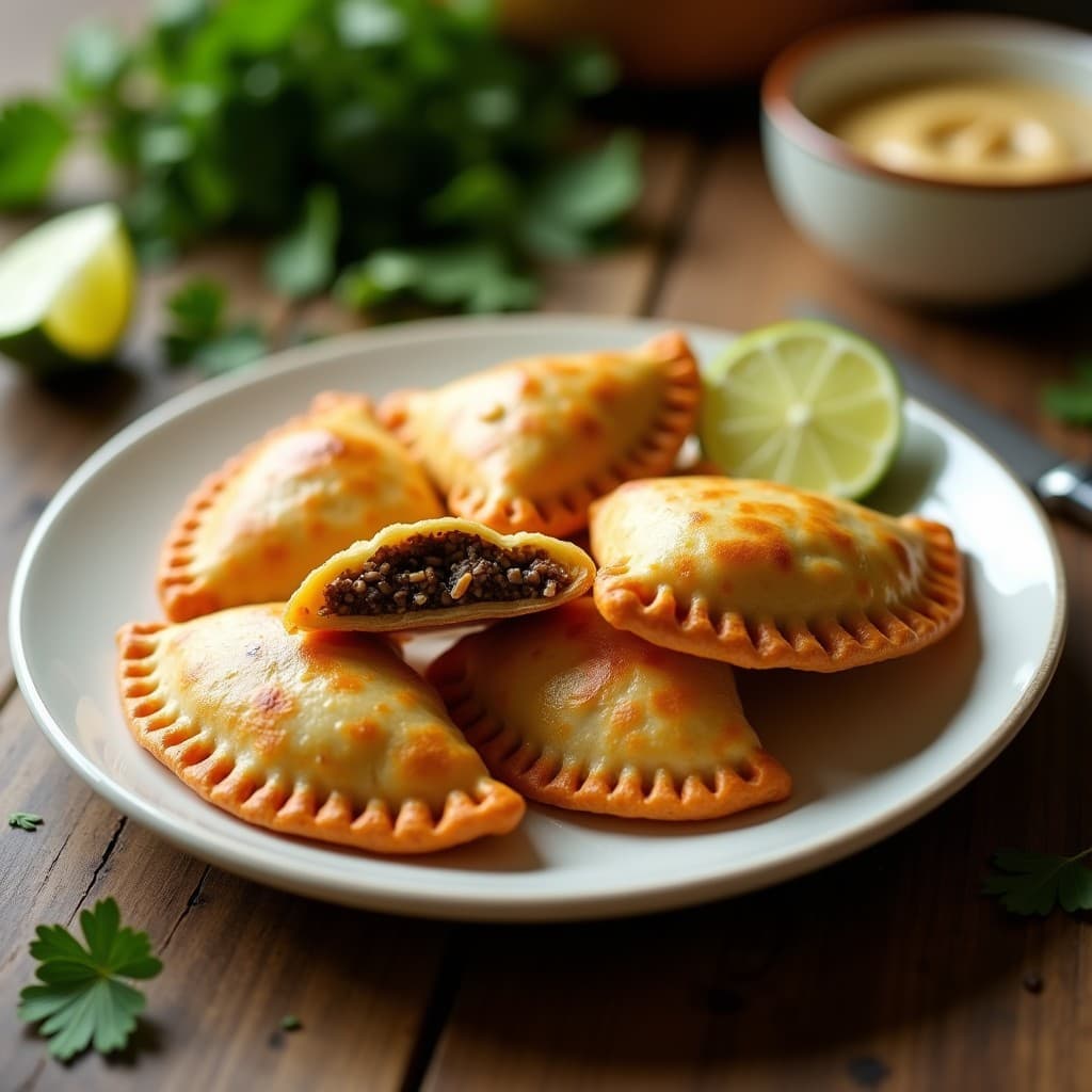 Empanadas de Maíz Azul con Congrio Ahumado: Receta Chilena Keto en Airfryer
